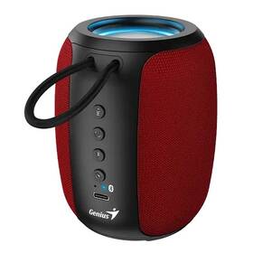 Přenosný reproduktor Genius SP-915BT černý/červený

