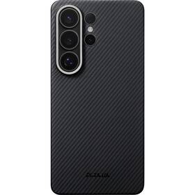 Kryt na mobil Pitaka Edge Twill na Samsung Galaxy S26 Ultra černý/šedý

