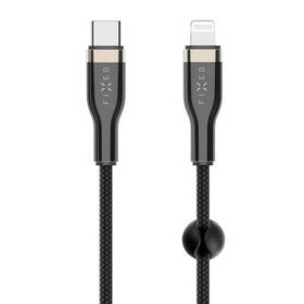 Kabel FIXED USB-C/Lightning s podporou PD, MFi, 1,2m černý

