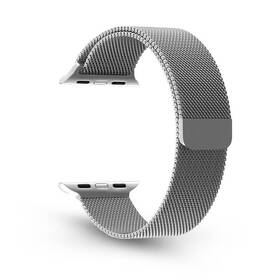 Řemínek WG stainless steel na Apple Watch 38/40/41 mm stříbrný

