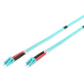 Kabel Digitus Optic Patch, LC / LC, Multimode, OM3, 50/125 µ, 2m modrý

