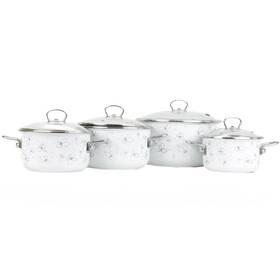 Sada nádobí Belis 4dílná, smalt 
