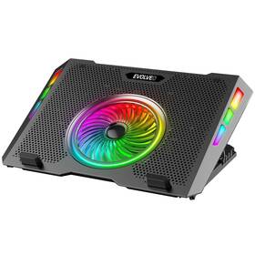 Chladící podložka pro NTB Evolveo Ania 16 RGB na 17" černá

