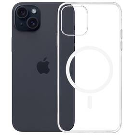 Kryt na mobil 3mk Clear MagCase na Apple iPhone 15 průhledný

