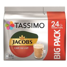 Kapsle pro espressa Tassimo Jacobs Café Au Lait (24 ks) 
 Kapsle pro espressa Tassimo Jacobs Café Au Lait (24 ks)