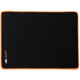 Podložka pod myš Baracuda WARLUS L, 40 × 30 cm černá/oranžová

