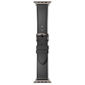 Řemínek Epico Leather na Apple Watch 42/44/45/49mm černý

