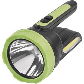 Svítilna EMOS LED nabíjecí, 210 lm, 1 800 mAh černá/zelená

