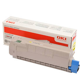 Toner OKI C612, 6000 stran žlutý

