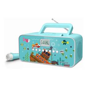 Radiopřijímač s CD MUSE M-29KB modrý

