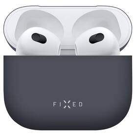 Pouzdro FIXED Silky pro Apple AirPods 3 (2021) modré

