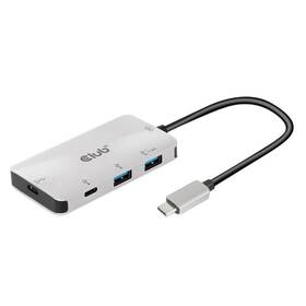 USB Hub Club3D USB-C Gen2 PD na 2x USB-C 10G porty a 2x USB-A 10G porty 

