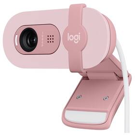 Webkamera Logitech Brio 100 Full HD růžová barva
