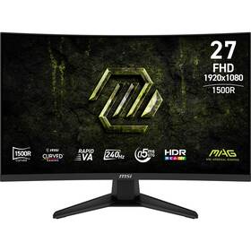 Herní monitor MSI MAG 275CF X24 černá barva

