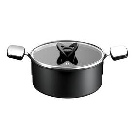 Hrnec s poklicí Tefal G3284443, 20 cm černý

