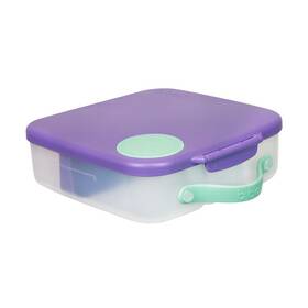 Box na svačinu b.box velký, Lilac Pop zelený/fialový

