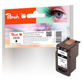 Inkoustová náplň Peach Canon PG-510, 420 stran černá

