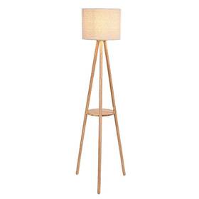 Stojací lampa Rabalux Trevia 74108 dřevo

