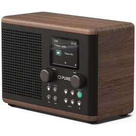 Radiopřijímač s DAB+ Pure Classic H4 černý/hnědý

