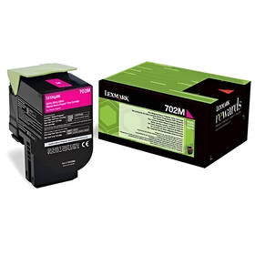 Toner Lexmark 70C20M0, 1000 stran, pro CS510de, CS410dn, CS310dn, CS310n, CS410n purpurový

