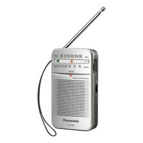 Radiopřijímač Panasonic RF-P50DEG-S stříbrná barva
