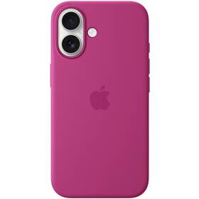 Kryt na mobil Apple iPhone 16 Silicone Case s MagSafe - fuchsiový 
