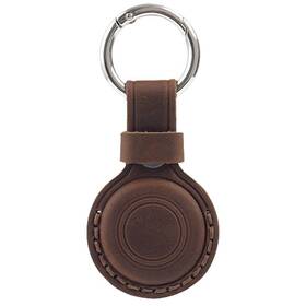 Klíčenka Mobile Origin AirTag Outdoor Leather Keychain A7 hnědý

