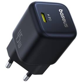 Nabíječka do sítě Baseus PicoGo GaN USB-C PD 45 W černá

