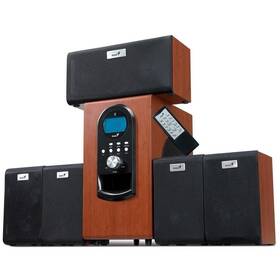 Reproduktory Genius SW-HF 5.1 6000 Verze II. černé/hnědé

