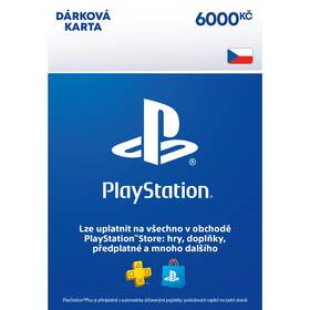  Sony PlayStation Store CZ - elektronická peněženka 6000 Kč 

