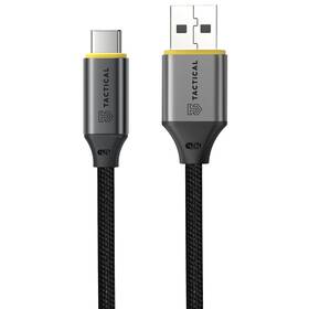 Kabel Tactical Fast Rope Aramid 2.0 USB-A/USB-C 0,3m černý

