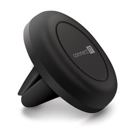 Držák na mobil Connect IT InCarz 4StrongFix, magnetický do mřížky černý

