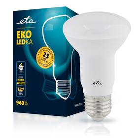 Žárovka LED ETA EKO LEDka reflektor 10W, E27, teplá bílá 

