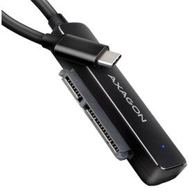 Adaptér Axagon Slim - 2.5" SSD/HDD, USB-C 5 Gbps, SATA 6G černý

