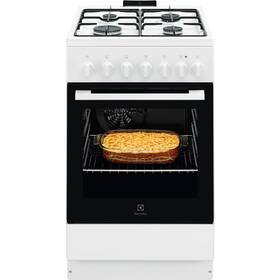 Kombinovaný sporák Electrolux LKK520032W bílá barva
