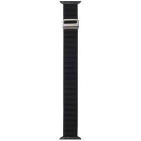 Řemínek WG na Apple Watch 42/44/45/49 mm černý

