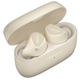Sluchátka Jabra Elite 5 (100-99181001-60) zlatá/béžová