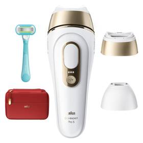 Epilátor Braun IPL5221 bílý/zlatý

