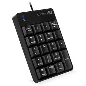 Klávesnice Connect IT NumCALC CKB-0060-BK, numerická černá

