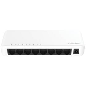 Switch Strong SW8000P 8-Port Gigabit bílý/plast


