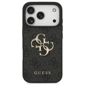 Kryt na mobil Guess 4G Metal Logo na Apple iPhone 18 Pro šedý

