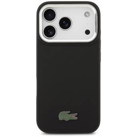 Kryt na mobil Lacoste Iconic Petit Pique Camera Stand MagSafe na Apple iPhone 17 Pro černý

