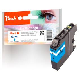 Inkoustová náplň Peach Brother LC-525XL, 1290 stran azurová

