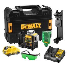 Křížový laser Dewalt DCE089D1G (s baterií) 
