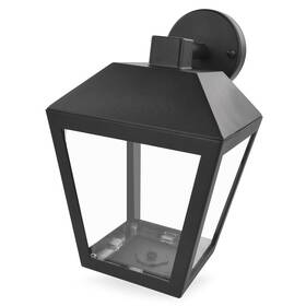 Nástěnné svítidlo EMOS Adenia ZGB020P, zahradní, E27, IP44, MAX 15W černé

