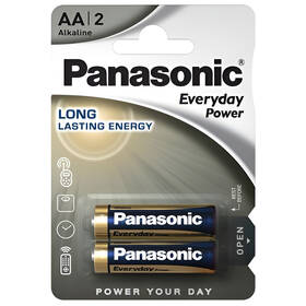 Baterie alkalická Panasonic Everyday Power AA, LR06, blistr 2ks 

