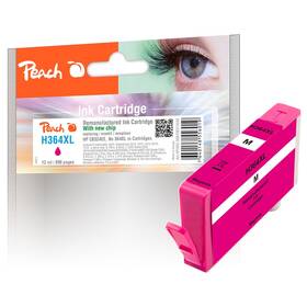 Inkoustová náplň Peach HP 364 XL, 890 stran purpurová

