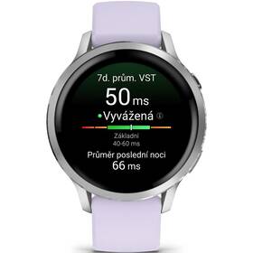 Chytré hodinky Garmin Venu 4 - 41 mm stříbrná barva
