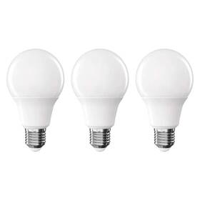 Žárovka LED EMOS Classic, E27, 9,5W, teplá bílá (3 ks) 

