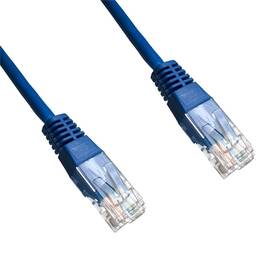 Kabel DATACOM UTP RJ45 Cat.6, 0,5 m modrý

